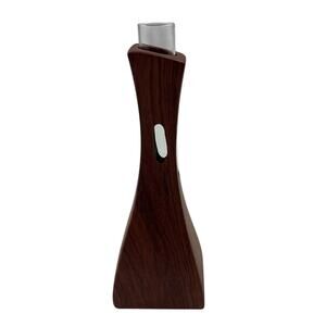 Vintage MCM Wood Test Tube Vial Bud Vase Propagation Macacauba Walnut Mini